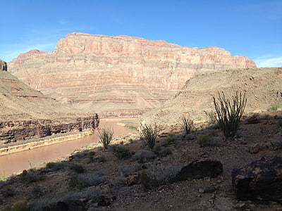 rock formation under blue sky thumbnail