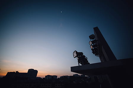light fixtures on top of building thumbnail