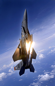 gray F-15 fighter jet thumbnail