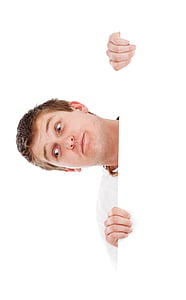 man holding white board thumbnail