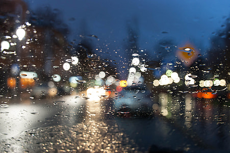 closeup photography of glass with droplet of water and bokeh light background thumbnail