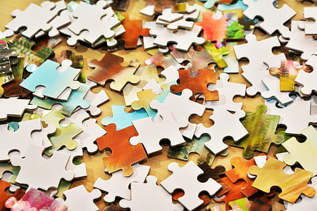 close-up photo of jigsaw puzzle pieces thumbnail