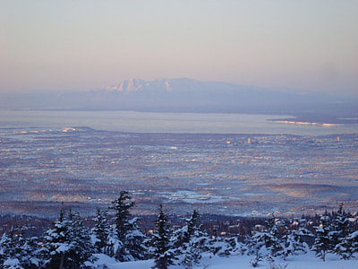 Anchorage from Glen Alps in Alaska thumbnail