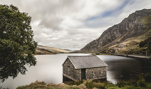 Cabin Near Calm Water thumbnail