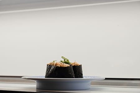 sushi on white plate thumbnail