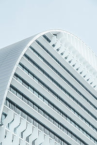 low angle photography of concrete building at daytime thumbnail