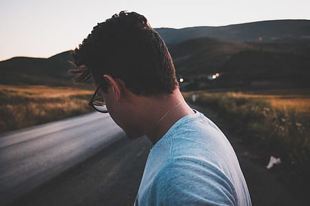 man standing asphalt road thumbnail