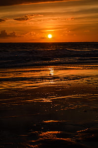 silhouette of sea during sungset thumbnail