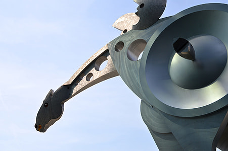 low-angle photo of horse robot illustration thumbnail