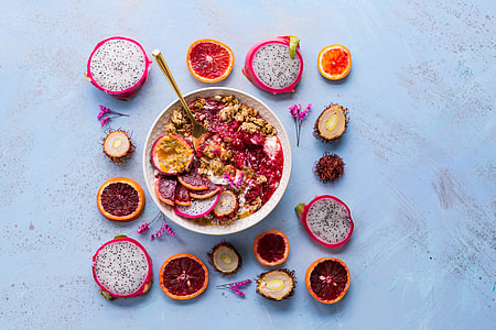 top view photography of assorted foods thumbnail