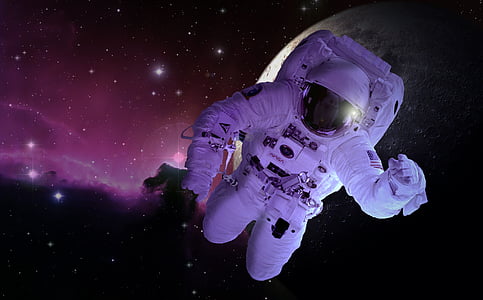 Astronaut on galaxy thumbnail
