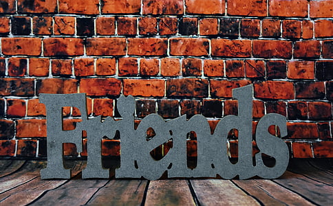 gray friends free standing letters thumbnail