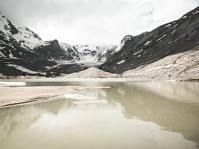 Body of Water Near Mountain thumbnail