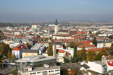 Sankt Pölten city view in Austria thumbnail
