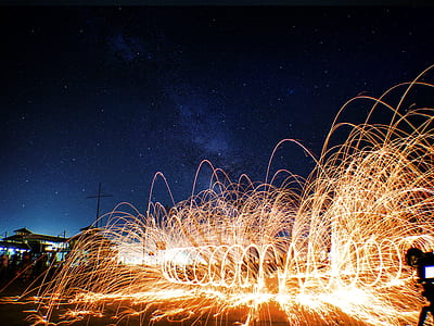 time lapse photography of lights thumbnail