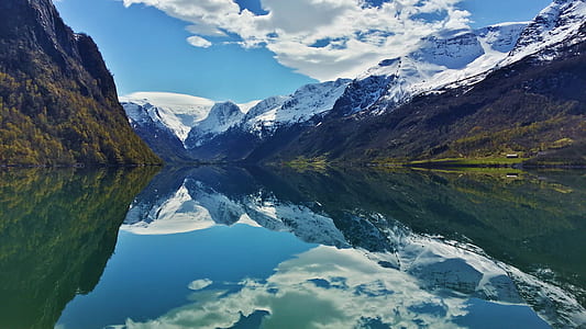 boyd of water in between mountains thumbnail