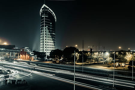 gray and black high rise building thumbnail
