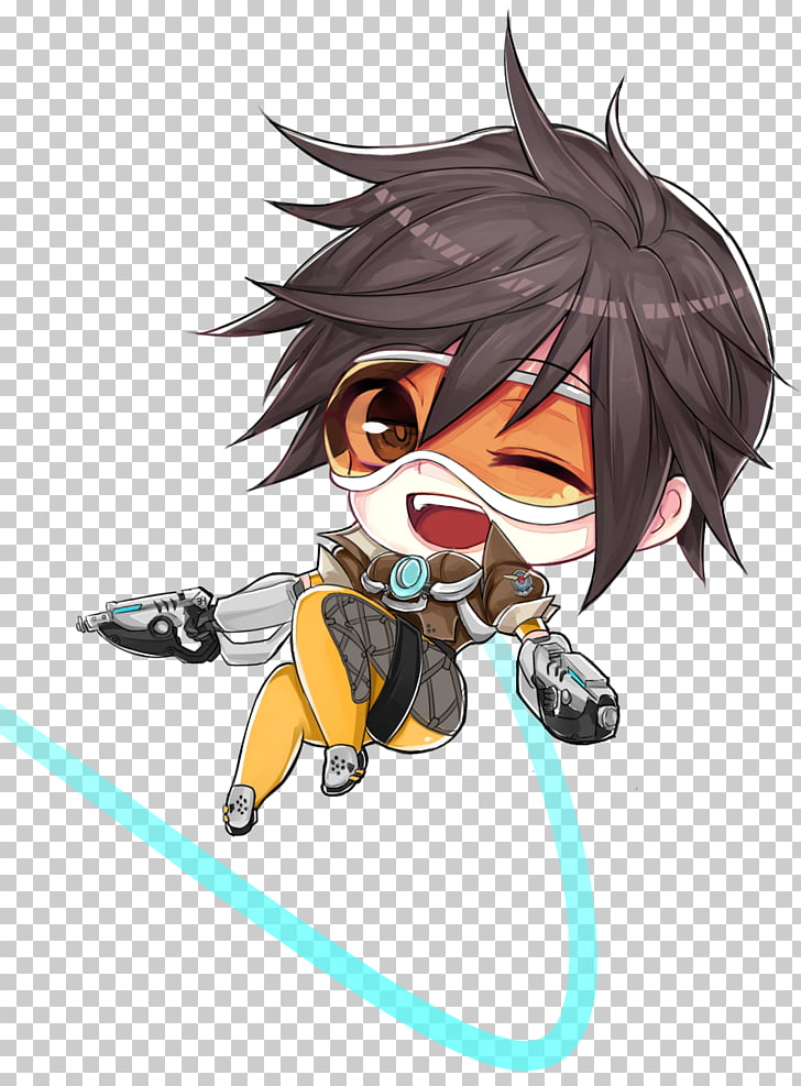 Overwatch Anime Chibi Tracer Drawing Trace Png Clipart Free Cliparts Uihere