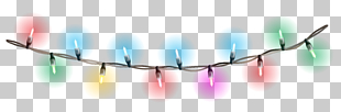 Christmas lights , Christmas Glowing Lights , multicolored string light PNG clipart