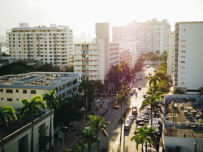 aerial photography of downtown thumbnail