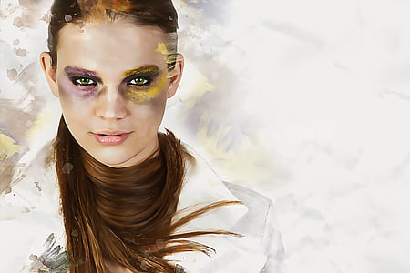 woman's portrait painting thumbnail