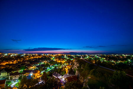 Areal Photography of House during Night Time thumbnail