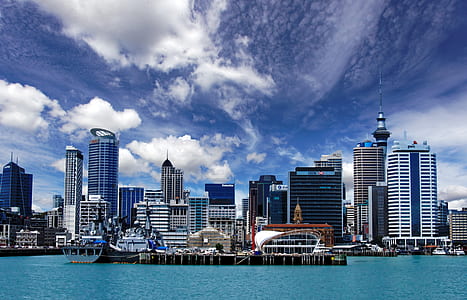 cityscape under blue sky thumbnail