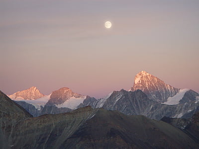 mountain covered with ice thumbnail