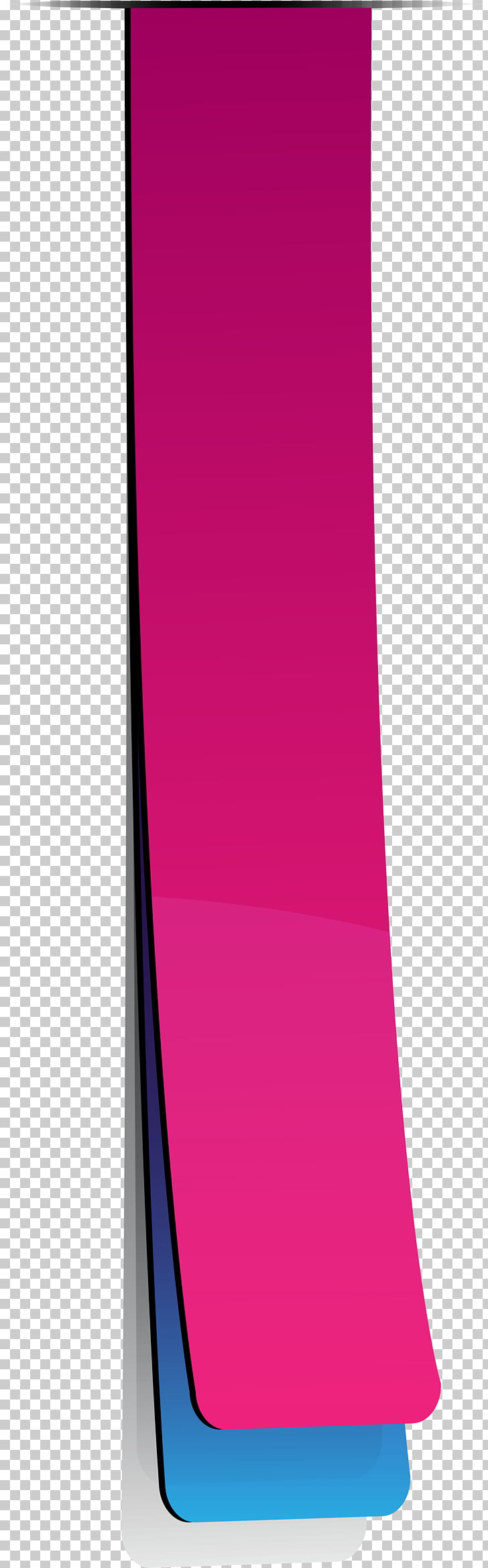 Banner Icon Purple Ribbon Banner Pink And Blue Strap