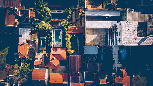 aerial photography of houses during daytime thumbnail