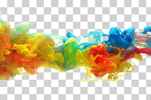 Color psychology Color , Colorful smoke Dream, yellow, orange, blue, and green smokes PNG clipart