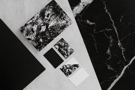 Black & white mockup business brand template thumbnail