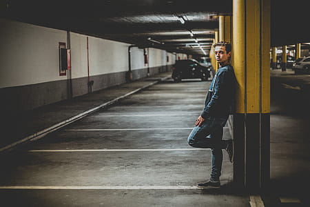 Man Leaning on Post thumbnail