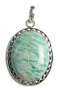 round silver-colored necklace pendant thumbnail