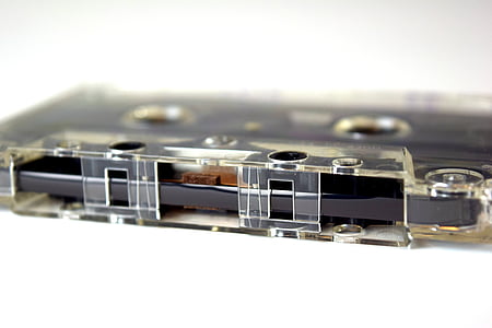 closeup photo of black cassette tape thumbnail