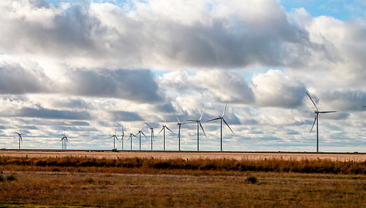 white turbines during daytime thumbnail