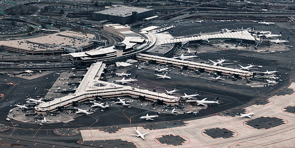 aerial photo of airport thumbnail