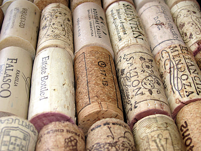 piled brown cork stoppers thumbnail