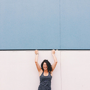 woman wearing black tank top thumbnail