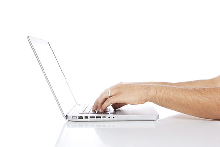 person typing on laptop thumbnail