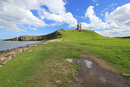 gray castle on top of hill thumbnail