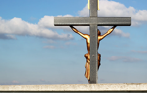 black and brass crucifix thumbnail