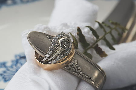 Close-up Photo of Gold-colored Rings thumbnail