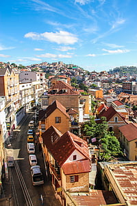 bird's eye view of town during daytime thumbnail