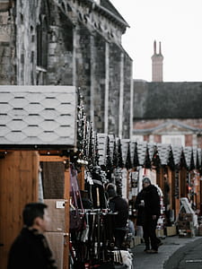 man standing on alley thumbnail