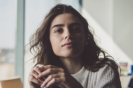 Woman in Grey Sweater thumbnail