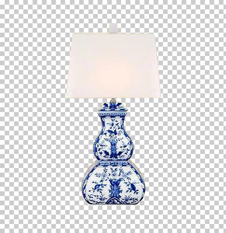 Lamp Blue And White Pottery Ceramic Lighting