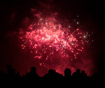 fireworks display in the sky thumbnail