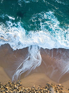 ocean waves crushing on seashore thumbnail