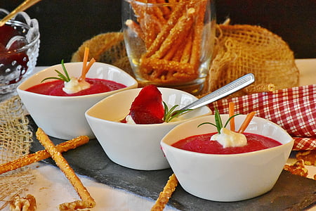 three white ceramic sauce bowls thumbnail